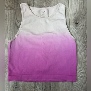 Athletic tank top cropped, size M